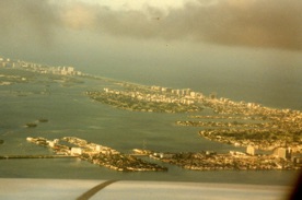 MIAMI BEACH vue d'avion